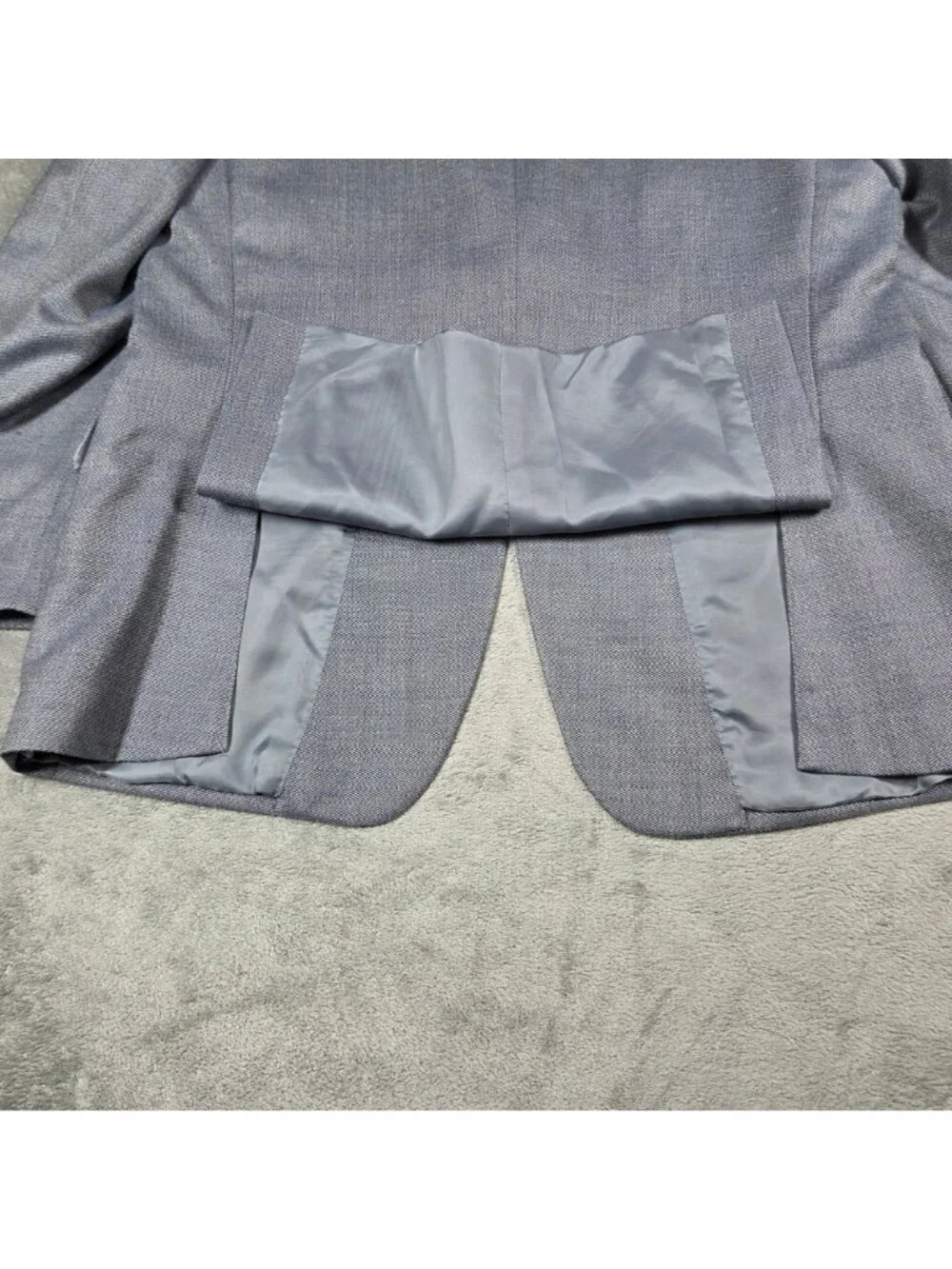 Jos A Bank Sport Coat 44R Blue Hopsack Signature Tailored Fit Blazer Jacket